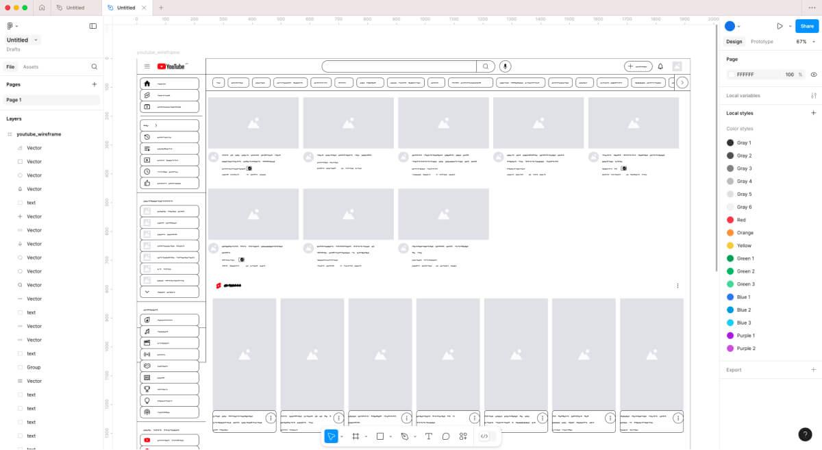 Editing Wireframeit exports in design software